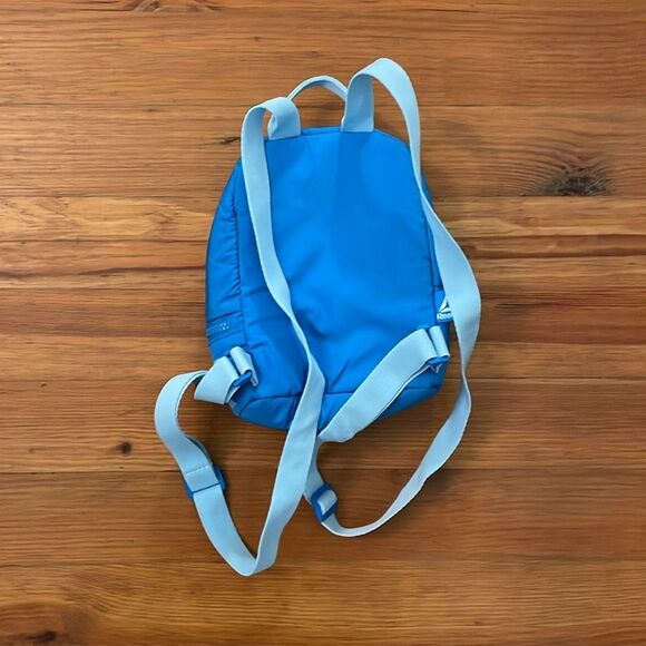 Reebok Blue Cottie Mini Backpack Bag Travel School Lightweight - Picture 3 of 8
